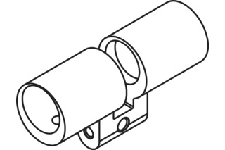 Gehäuse Doppelzylinder RZ KABA Modular Typ 2215-1 Gehäuse Doppelzylinder RZ KABA Modular Typ 2215-1