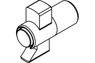 Kupplung standard Drehknopfzylinder KABA Modular Kupplung standard Drehknopfzylinder KABA Modular