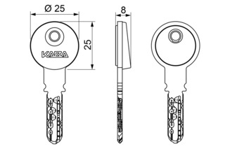 Chiave utente DORMAKABA evolo