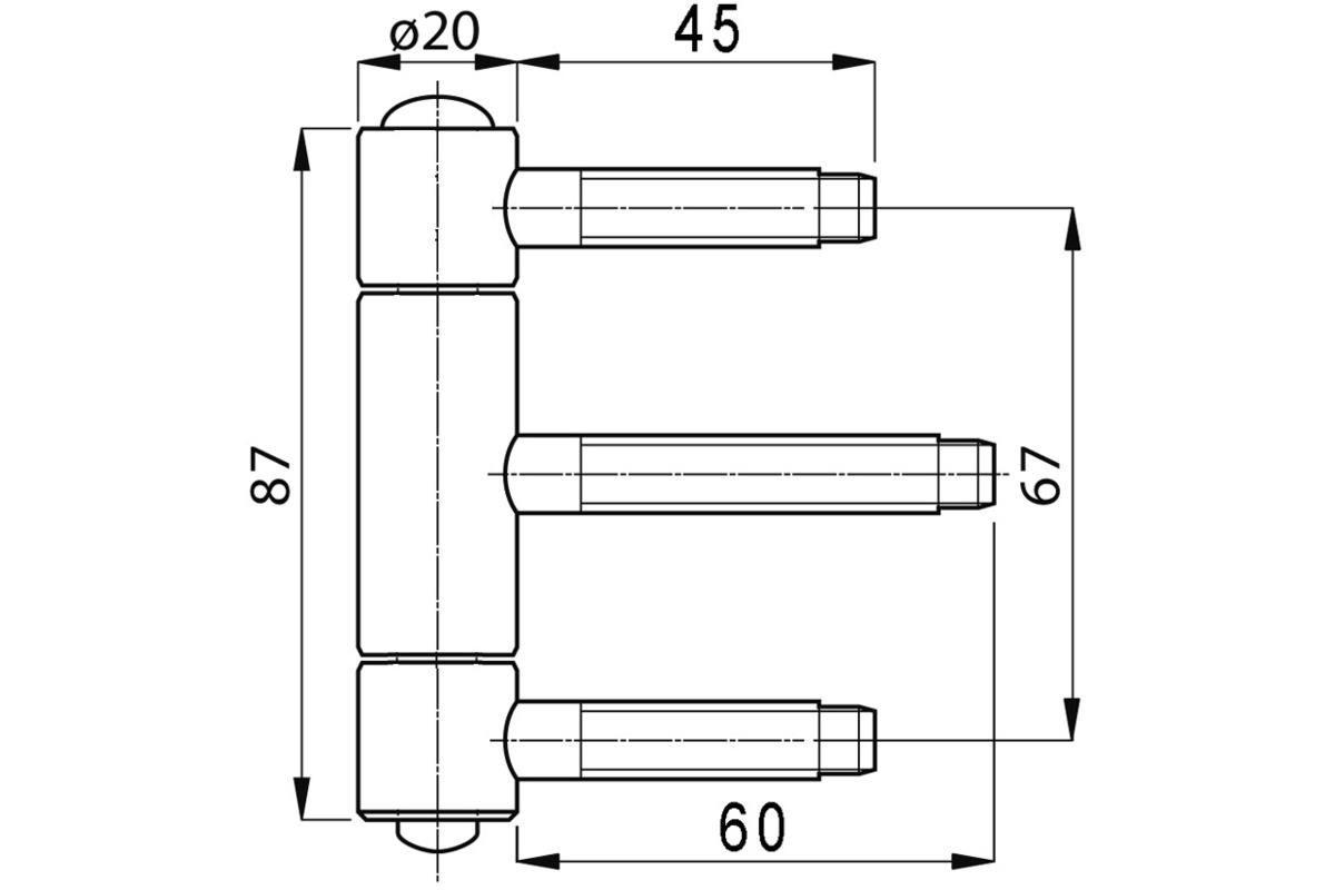 Cinghie ANUBA-HERKULA modello HR 20 con cuscinetto SM con sezione centrale lunga