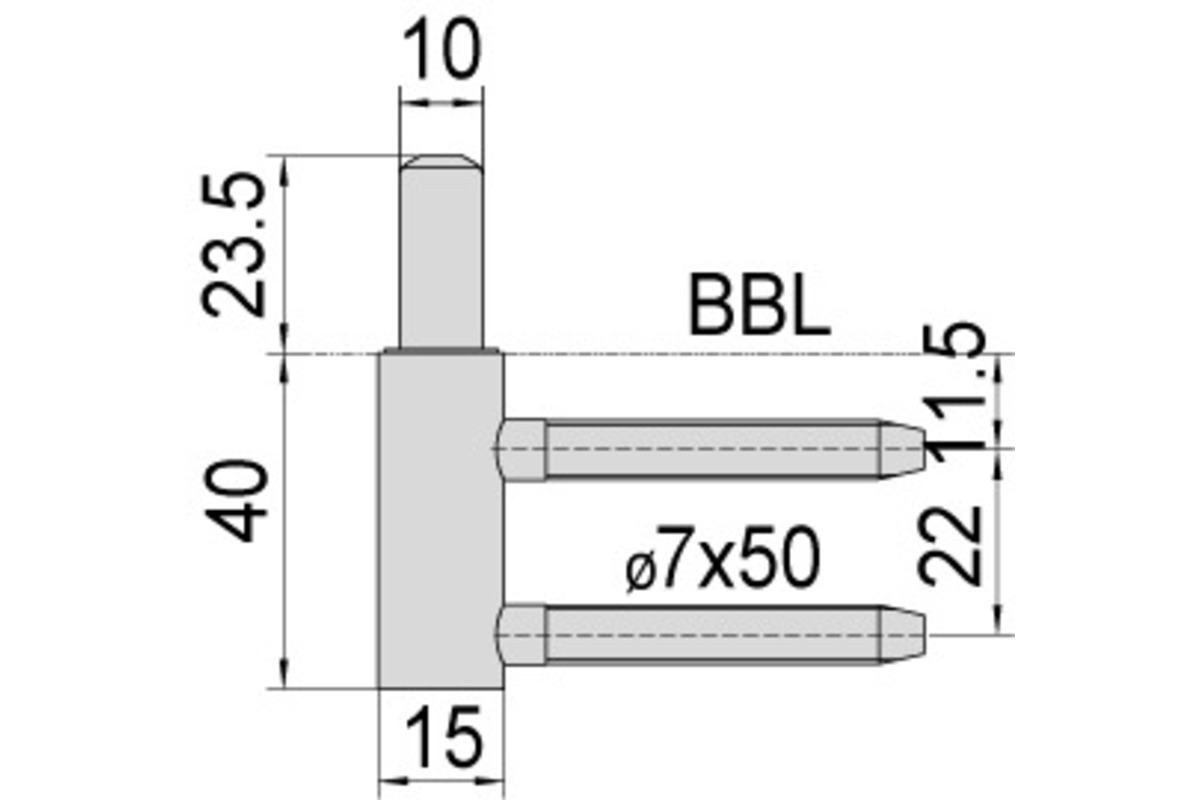 Simonswerk Variant V 3400 Simonswerk Türscharnier V 3400 WF Vernickelt – Für Holz-Innentüren, Links/rechts V 3400 WF Vernickelt Für Holztüren - Foto 2