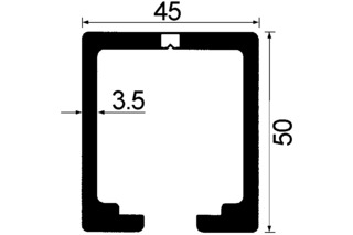 Laufschienen für HAWA-Junior 120 A/B/GP Laufschienen für HAWA-Junior 120 A/B/GP