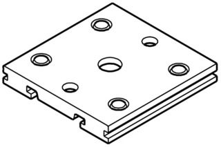 Aufhängelaschen zu Laufschienen Aufhängelaschen zu Laufschienen