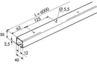Laufschienen für HAWA Porta 300 Laufschienen für HAWA Porta 300