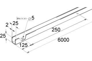Führungsschienen für HAWA Porta 300 H + 600 H Führungsschienen für HAWA Porta 300 H + 600 H