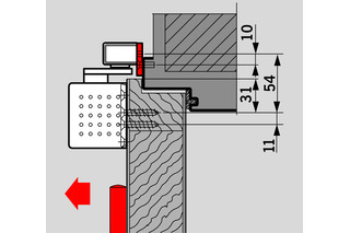 Montageplatte zu Gleitschienen G-N