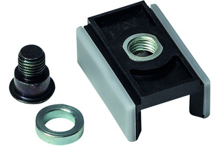 Gleitstück + Schraube zu DORMAKABA Gleitschienen G 96 EMF Gleitstück + Schraube zu DORMAKABA Gleitschienen G 96 EMF