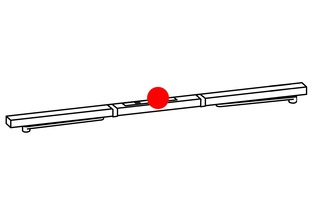 Guide di scorrimento con regolatore della sequenza di chiusura DORMAKABA GSR-EMR V (senza EMF) XEA