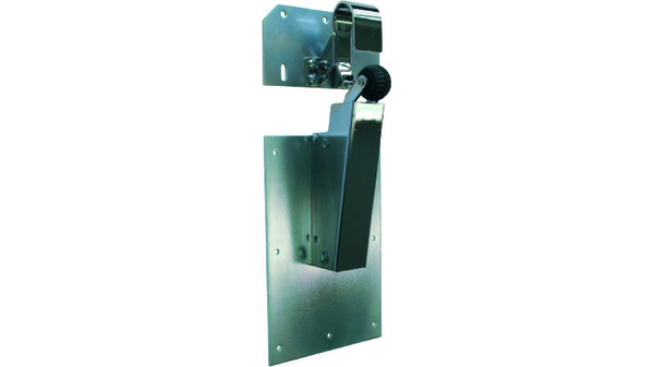 Plaque de montage pour montage vertical de l’amortisseur de porte DICTATOR V 1600F sur les portes coupe-feu