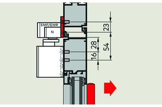 Plaques de montage 40 mm pour glissières G-N XEA
