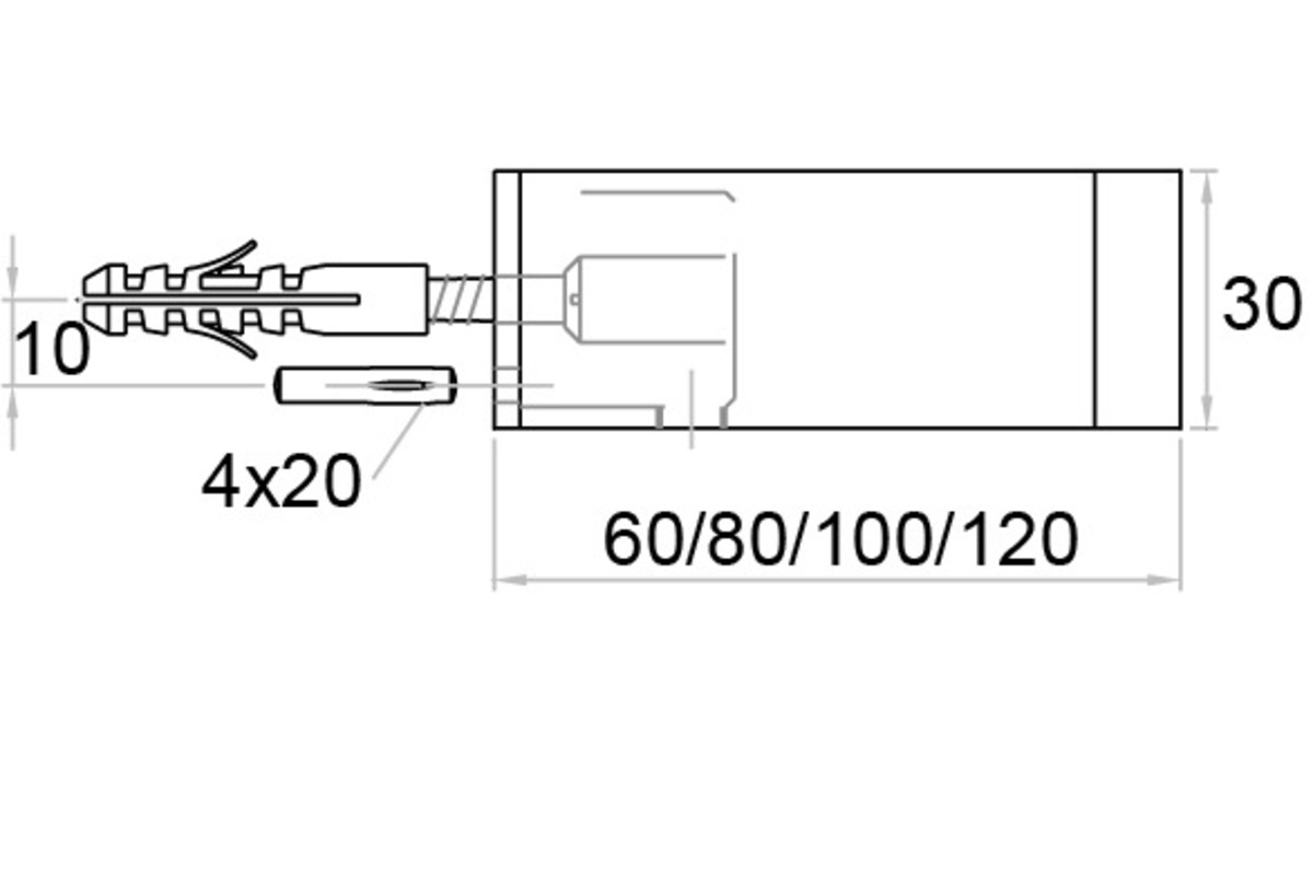 Repulsori per porte KWS 2070-73