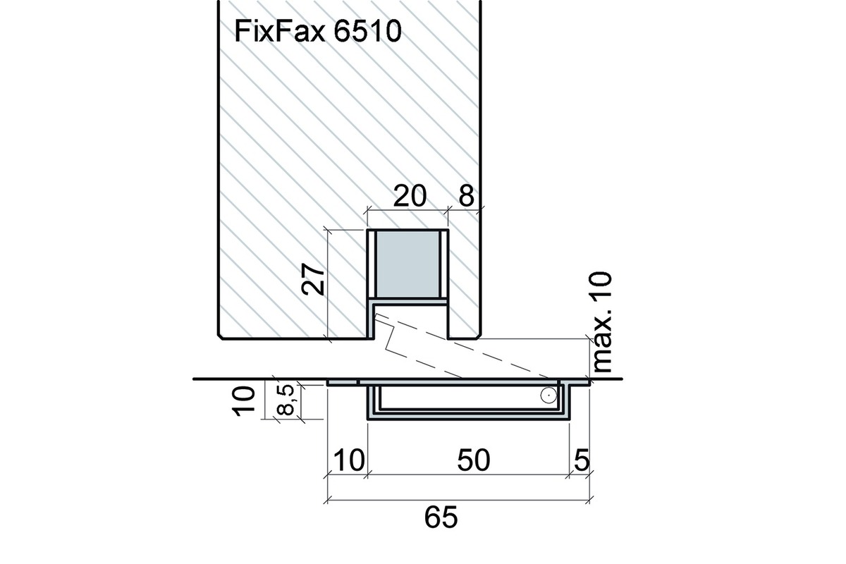 Repulsori per porte FixFax® 6510