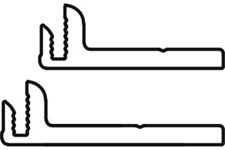 Beschlagaufnahmeprofile ROTO Eifel E6/C-0