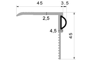 Profili per rinnovazione porte ALUMAT con guarnizione in silicone