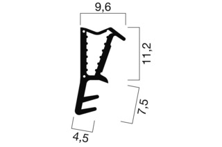 Haustür-Dichtungsprofile GOLL SF 1036