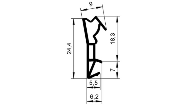 Profils d'étanchéité DEVENTER S 6518