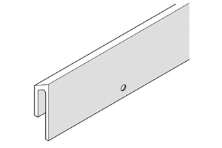 HAWA 24460 Führungsschiene 6000 mm, gebohrt LM farblos eloxiert HAWA 24460 Führungsschiene 6000 mm, gebohrt LM farblos eloxiert