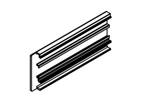 Blendenendstück HAWA, links Blendenendstück HAWA, links