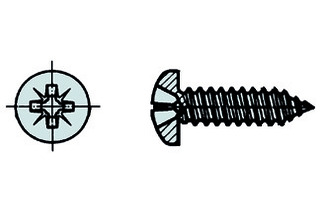 Blechschrauben Pan-Head