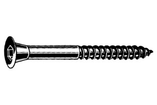 Viti per legno a testa svasata TOPSIX