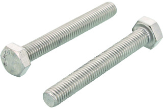 Vis à tête hexagonale A2 OK-LINE avec filetage jusqu'à la tête DIN 933