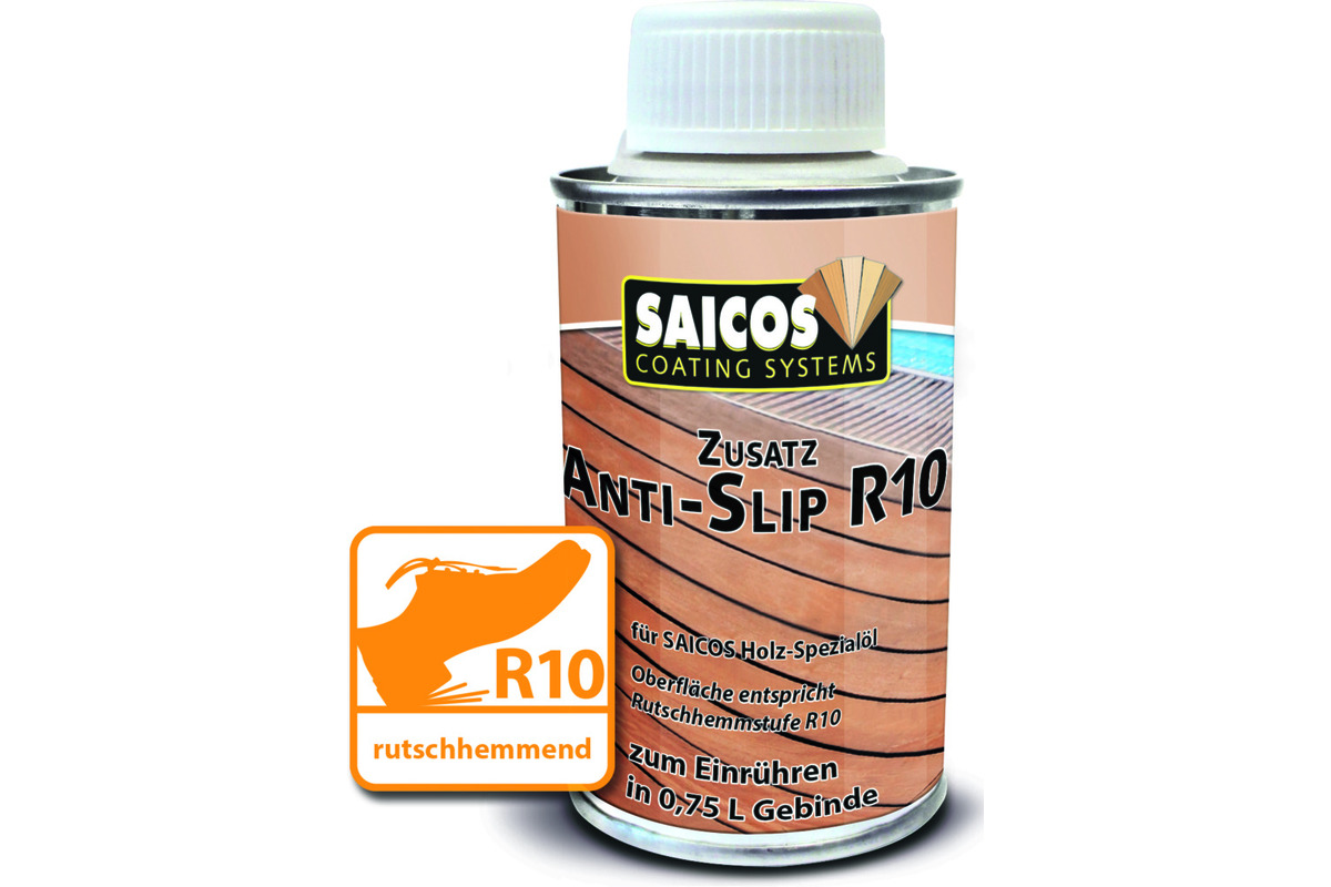 Additif pour huile spéciale à bois SAICOS Anti-Slip R10