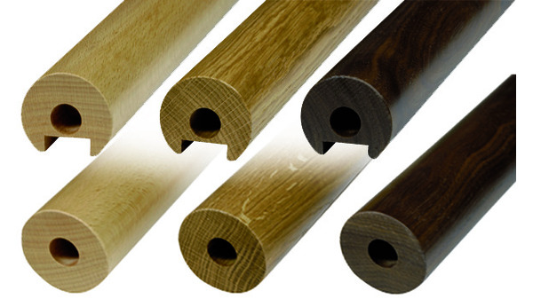 Corrimani in legno Ø 45 mm OK-LINE