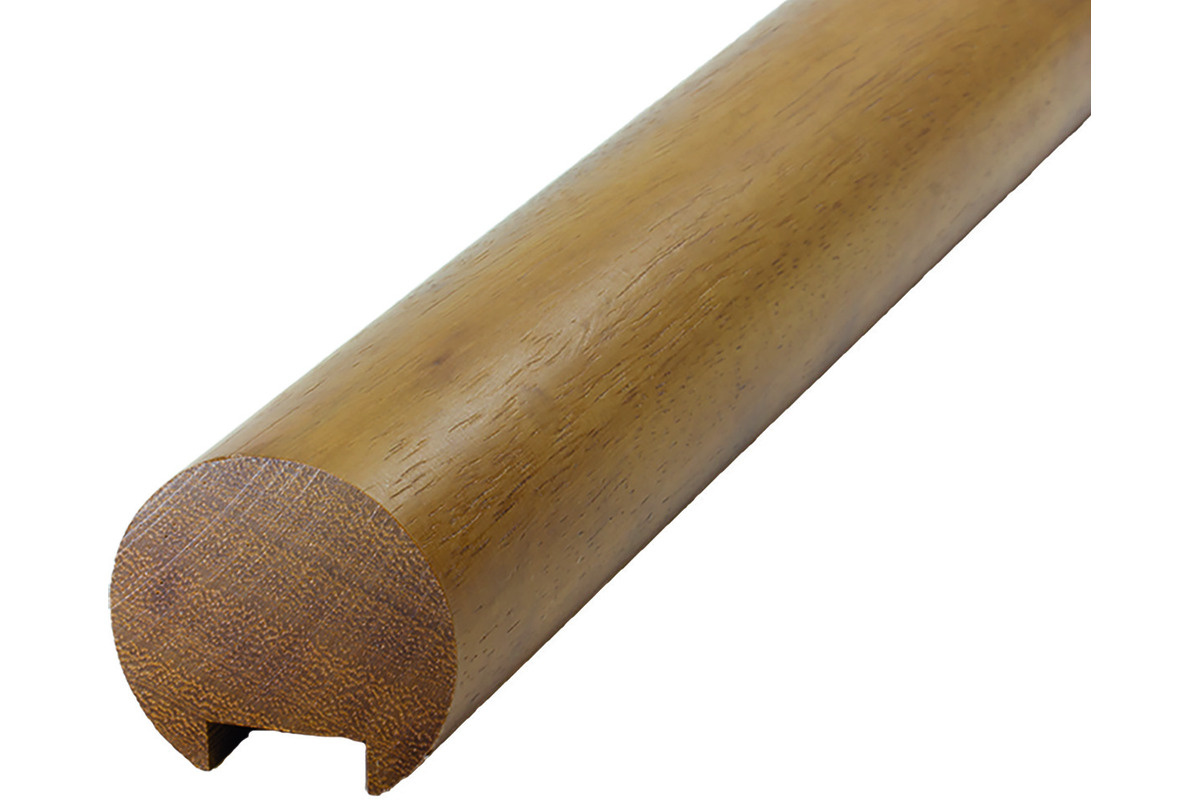 Corrimano rotondo in legno all'uso esterno Ø 45 mm OK-LINE
