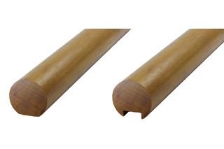 Corrimano rotondo in legno all'uso esterno Ø 42 mm OK-LINE