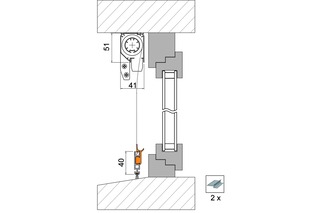 Jeux d'accessoires 4030 pour la variante de montage 4151 FR3