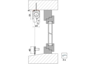 Jeux d'accessoires 4036 pour la variante de montage 4151 FR6 et TR 6