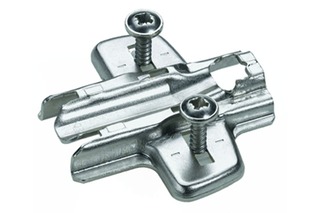 Kreuzmontageplatten HETTICH Sensys/Intermat 8099, Eckmontage Kreuzmontageplatten HETTICH Sensys/Intermat 8099, Eckmontage