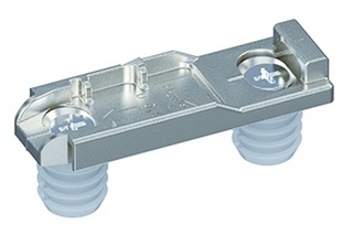 Linearmontageplatten HETTICH Sensys/Intermat 8099, Eckmontage, zum Einpressen Linearmontageplatten HETTICH Sensys/Intermat 8099, Eckmontage, zum Einpressen