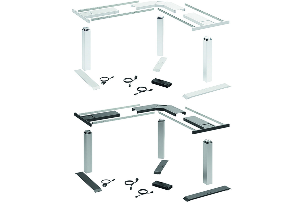 Tischgestell-Set HETTICH LegaDrive Systems 90°-Winkel