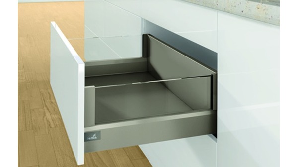 Kits complets tiroir / tiroir intérieur HETTICH ArciTech avec DesignSide, champagner