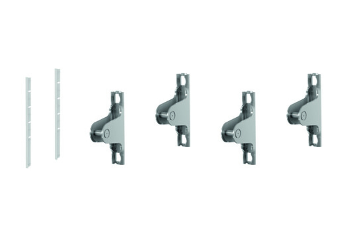 Accessori per frontale in alluminio HETTICH AvanTech, argento anodizzato