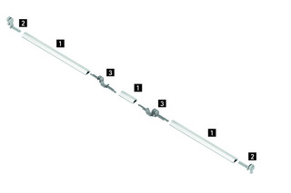 Adaptateur des deux côtés type A/B per push-to-open multi synchronisation