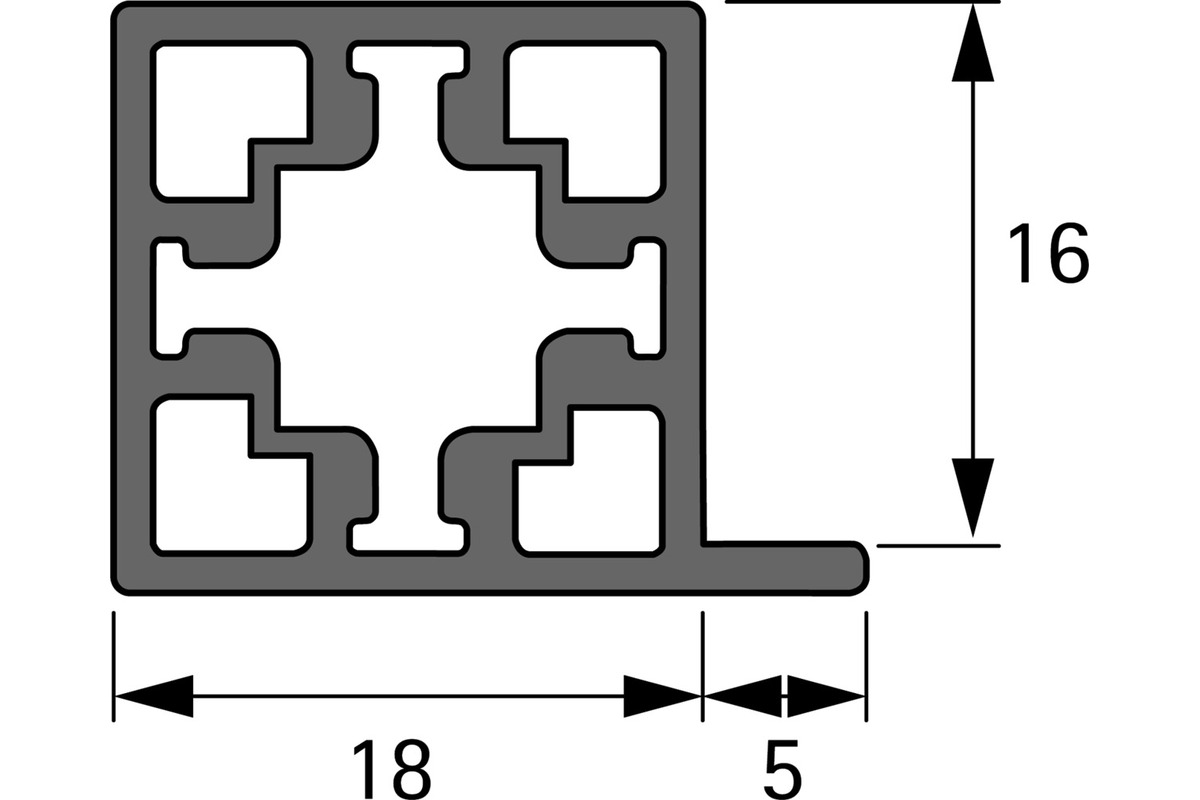 Profilo di pavimento HETTICH Cadro