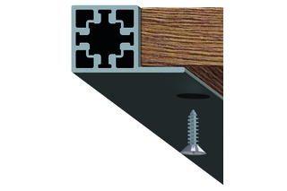 Profil latéral ou de sol HETTICH Cadro, à visser