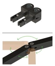 Flexibler Knoten HETTICH Cadro 360 °
