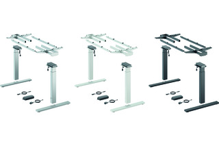 Höhenverstellbares Elektro-Schreibtisch-System HETTICH Steelforce Pro 570 SLS Highline