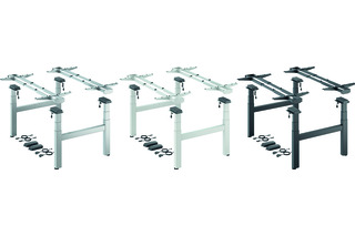 Höhenverstellbares Elektro-Schreibtisch-System HETTICH Steelforce Pro 670 SLS Highline Bench