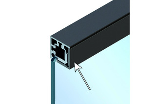 Profilo angolare a clip HETTICH Cadro su 1 lato