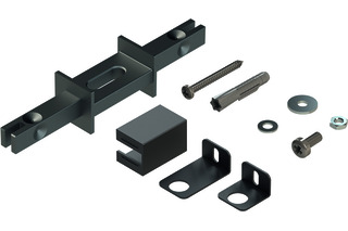 Wand-/ Bodenbefestigung HETTICH Cadro mit Spange