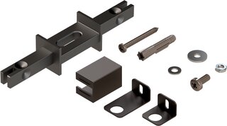 Wand-/ Bodenbefestigung HETTICH Cadro mit Spange