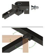 Schraubverbinder HETTICH Cadro 180 °