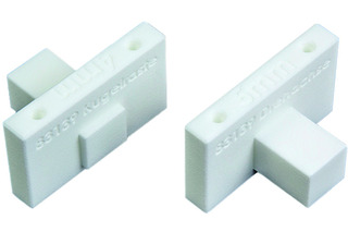 Kit complementare per aiuti alla lavorazione HETTICH Cadro per cerniera per ante in vetro