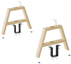 Pied de table design A HETTICH pour piétements de table Steelforce
