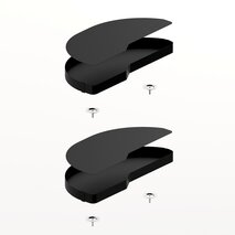 Kit de tablettes pivotantes en demi-cercle HETTICH Salso