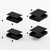 Jeu d'étagères suspendues HETTICH Goro 200